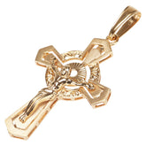 K18YG イエローゴールド キリスト クロス モチーフ ペンダントトップ レディース 【中古】